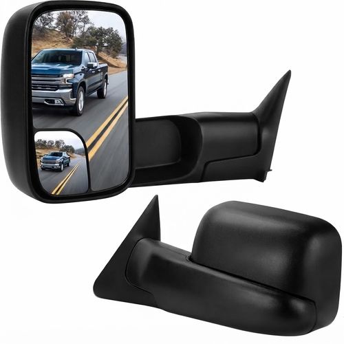 Tow Mirror Pair for 94-01 Dodge Ram 1500, 94-02 Ram 2500-3500