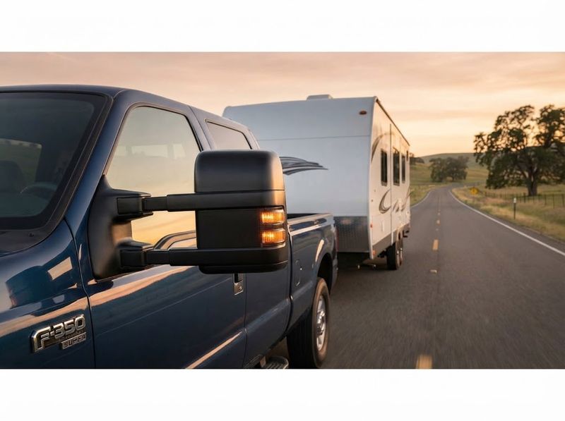 Tow Mirror Pair for 99-07 Ford F250-F550 Super Duty