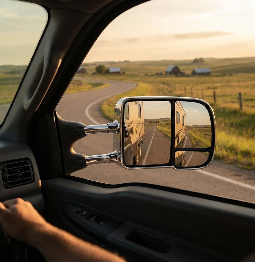Tow Mirror Pair for 99-07 Ford F250-F550 and 01-05 Excursion